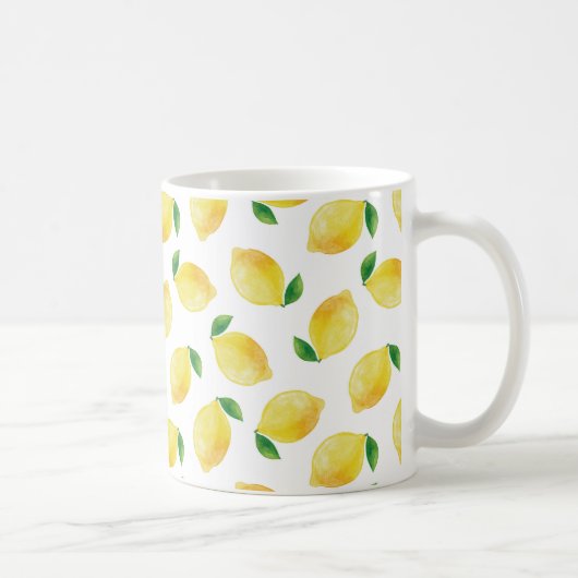 Wasserfarben-Muster Kaffeetasse (Rechts)