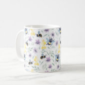 Wasserfarben-Muster Kaffeetasse (Vorderseite Links)