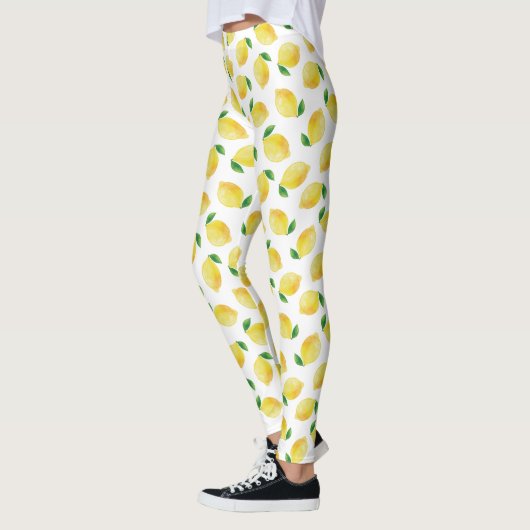 Wasserfarben-Muster Leggings (Links)