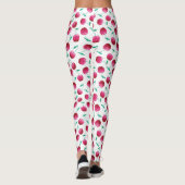 Wasserfarben-Muster Leggings (Rückseite)