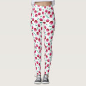 Wasserfarben-Muster Leggings (Vorderseite)