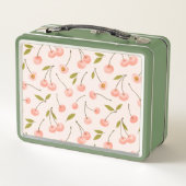 Wasserfarben-Muster Metall Brotdose (Rückseite)