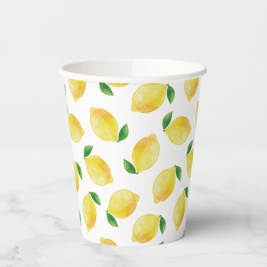 Wasserfarben-Muster Pappbecher (Links)