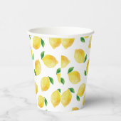 Wasserfarben-Muster Pappbecher (Rechts)