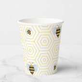 Wasserfarben-Muster Pappbecher (Vorderseite)