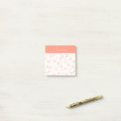 Wasserfarben-Muster Post-it Klebezettel (Auf Schreibtisch)