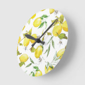 Wasserfarben-Muster Runde Wanduhr (Winkel)