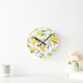 Wasserfarben-Muster Runde Wanduhr (Zuhause)