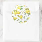 Wasserfarben-Muster Runder Aufkleber (Tasche)