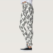Wasserfarben-Muster - Schwarz Leggings (Links)