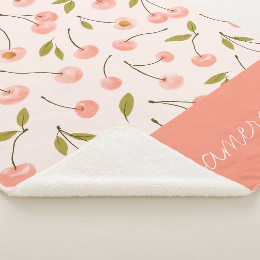 Wasserfarben-Muster Sherpadecke (3/4)