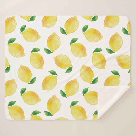 Wasserfarben-Muster Sherpadecke (Vorderseite (Horizontal))