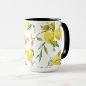 Wasserfarben-Muster Tasse (VorderseiteRechts)