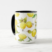 Wasserfarben-Muster Tasse (Vorderseite Links)