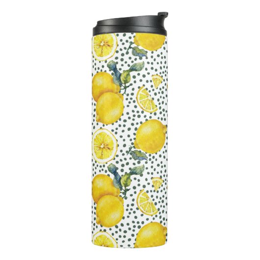 Wasserfarben-Muster Thermosbecher (Nach links gedreht)