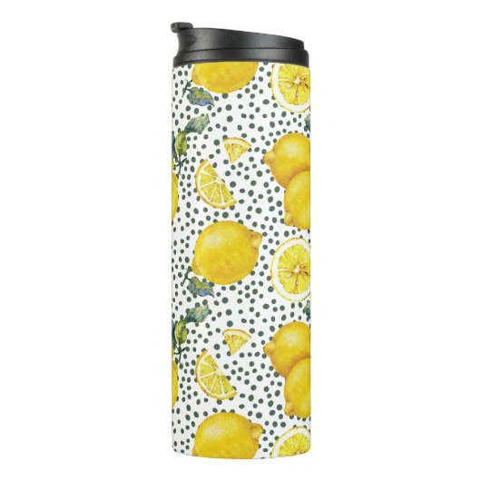 Wasserfarben-Muster Thermosbecher (Nach rechts gedreht)