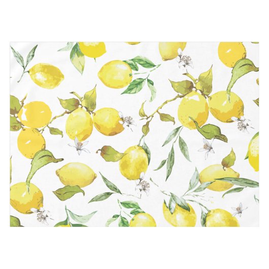 Wasserfarben-Muster Tischdecke (Vorderseite (Horizontal))