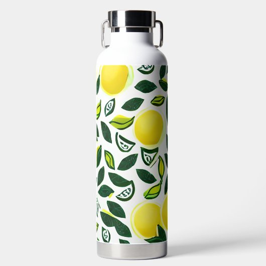 Wasserfarben-Muster Wasserflasche Trinkflasche (Vorderseite)