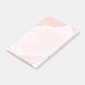 Wasserfarben-Nachhinweise Post-it Klebezettel (angewinkelt)