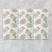 Wasserfarben, nahtlos, Hydrangea-Rose, Franz. Fliese