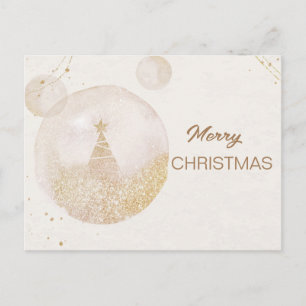 Wasserfarben New Year's Pastel Elegance Feiertagspostkarte