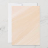 Wasserfarben Niedlich Elephant Floral Girl Babydus Einladung (Rückseite)