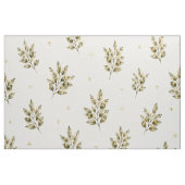 Wasserfarben Olivenzweig Stoff (Fat Quarter (45,7 x 55,9 cm))