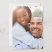 Wasserfarben Ombre Streifen Save the Date (Rückseite)