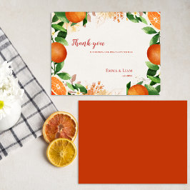 Wasserfarben Orange Fruit Citrus Hochzeit Vielen D Postkarte