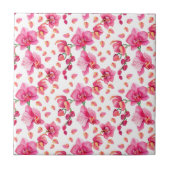 Wasserfarben - Orchideen 2 Fliese (Vorderseite)