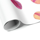 Wasserfarben - Orchideen 2 Geschenkpapier (Rolleneckpunkt)