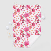 Wasserfarben - Orchideen 2 Golfhandtuch (Insitu)