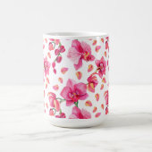Wasserfarben - Orchideen 2 Kaffeetasse (Mittel)