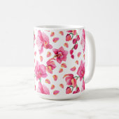 Wasserfarben - Orchideen 2 Kaffeetasse (VorderseiteRechts)
