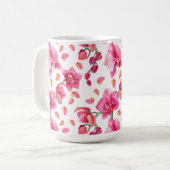Wasserfarben - Orchideen 2 Kaffeetasse (Vorderseite Links)