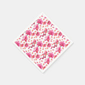 Wasserfarben - Orchideen 2 Serviette (Ecke)