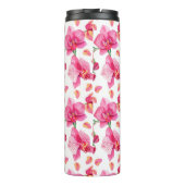 Wasserfarben - Orchideen 2 Thermosbecher (Rückseite)