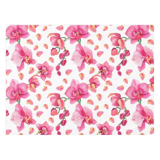 Wasserfarben - Orchideen 2 Tischdecke (Vorderseite (Horizontal))