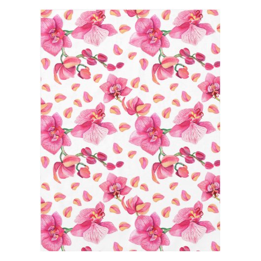 Wasserfarben - Orchideen 2 Tischdecke (Vorderseite)