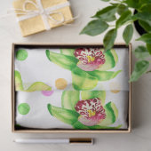Wasserfarben - Orchideen 7 Seidenpapier (Geschenk)