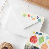 Wasserfarben Ornamente Weihnachten Urlaub