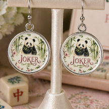 Wasserfarben-Panda-Joker-Mahjong