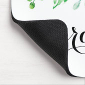 Wasserfarben Pasta Spring Blumengarten Custom Mousepad (Ecke)