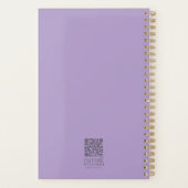 Wasserfarben Pastel Bläserbibel Verse Personalisie Planer (Rückseite)