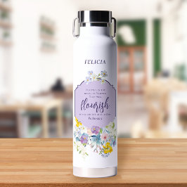 Wasserfarben Pastel Bläserbibel Verse Personalisie Trinkflasche