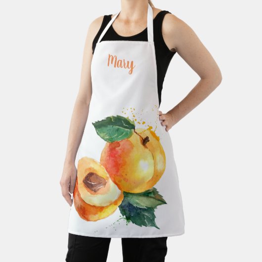 Wasserfarben Peach Anpassbare Schürze (InSitu)