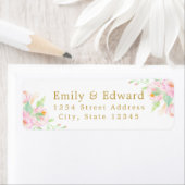 Wasserfarben, Peony Couple-Namen, benutzerdefinier (Insitu)