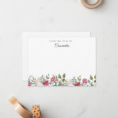 Wasserfarben Personalisiert Mitteilungskarte (Vorderseite/Rückseite Beispiel)