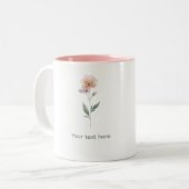 Wasserfarben personalisierte Kaffeetasse (Vorderseite Links)