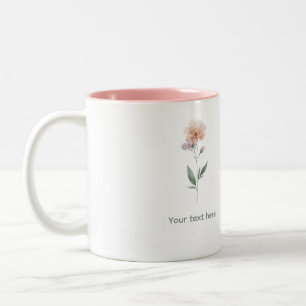 Wasserfarben personalisierte Kaffeetasse